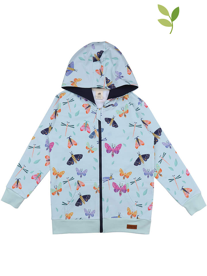 Walkiddy Sweatjacke in Hellblau/ Bunt günstig kaufen