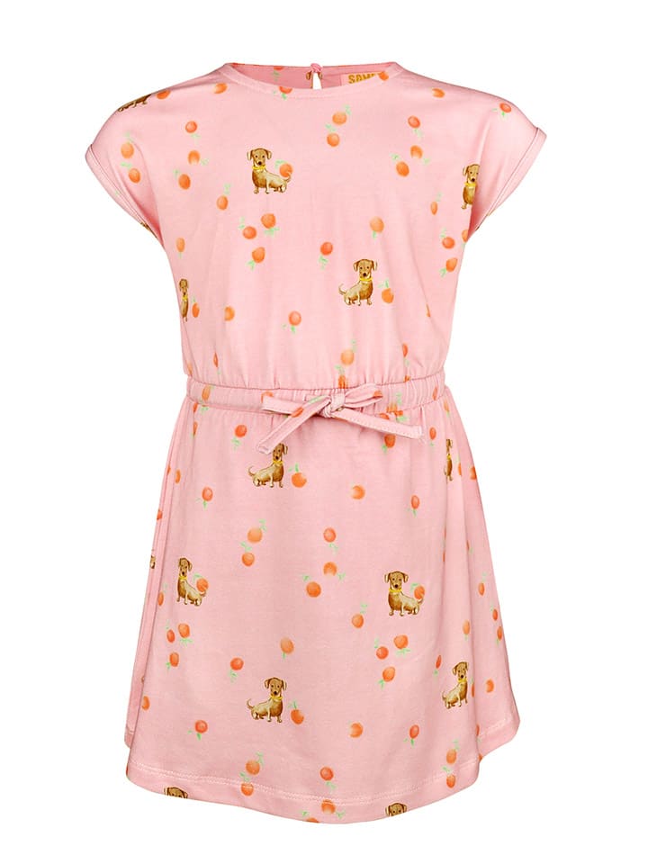 SomeOne Kids Jurk Puppy lichtroze lichtbruin goedkoop kopen limango