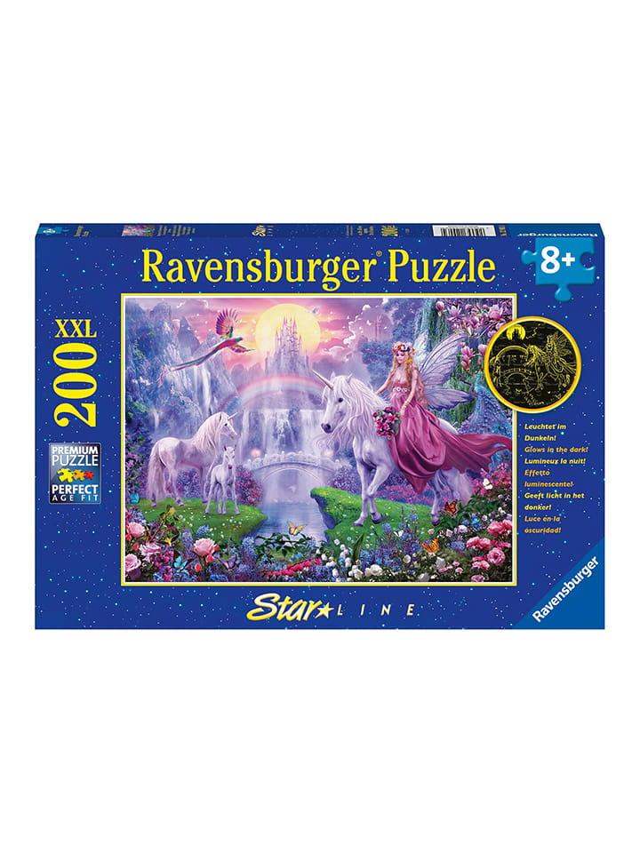 200tlg. Puzzle "Magische Einhornnacht" - ab 8 Jahren