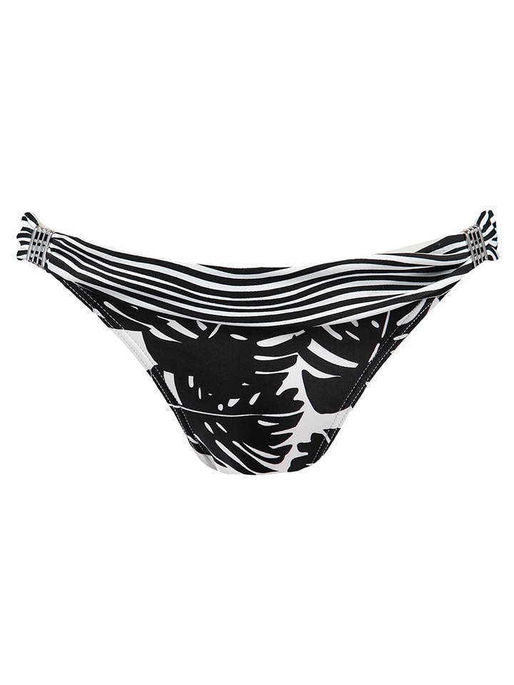 Figi bikini "Banksia" w kolorze czarno-białym