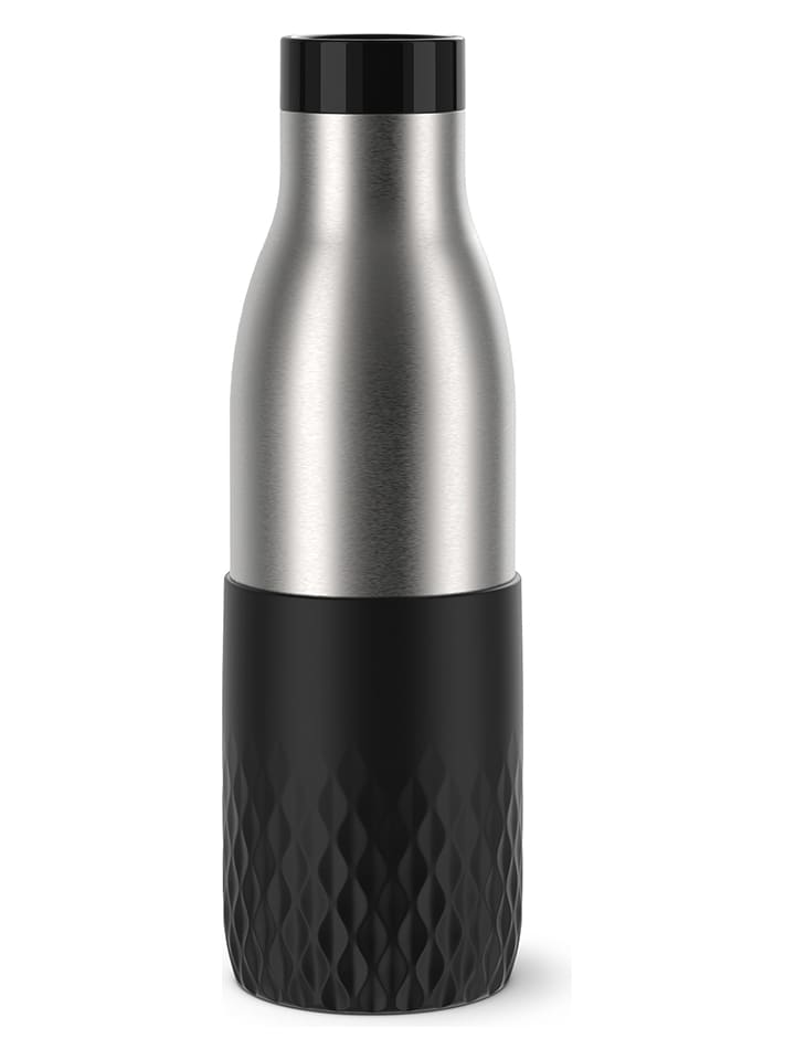 Bidon termiczny "Bludrop" w kolorze czarnym - 500 ml