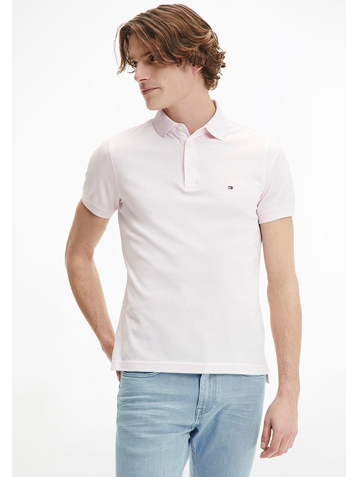 Koszulka polo w kolorze jasnoróżowym
