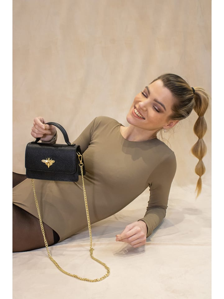 Christian Laurier Skórzana torebka w kolorze czarnym (S)19 x (W)11 x