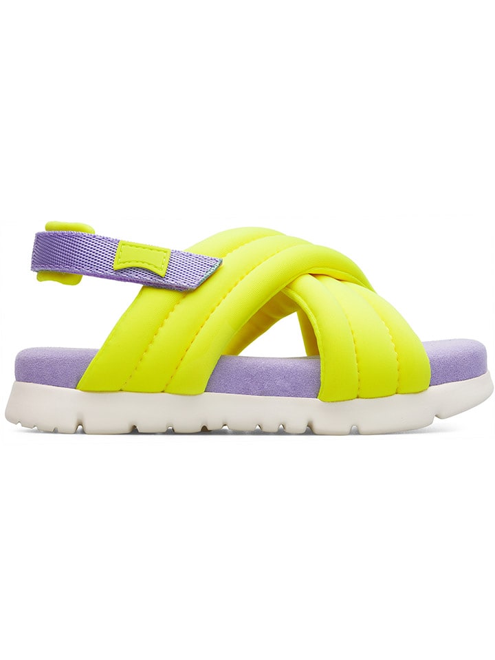 Sandalen "Oruga" in Gelb/ Flieder
