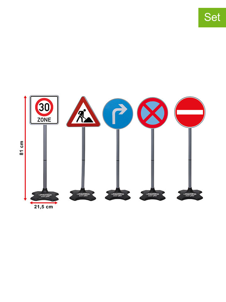 5tlg. Verkehrsschilder-Set in Bunt - ab 3 Jahren