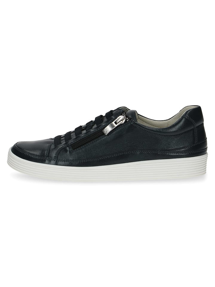 Caprice Leren sneakers Manou donkerblauw goedkoop kopen limango