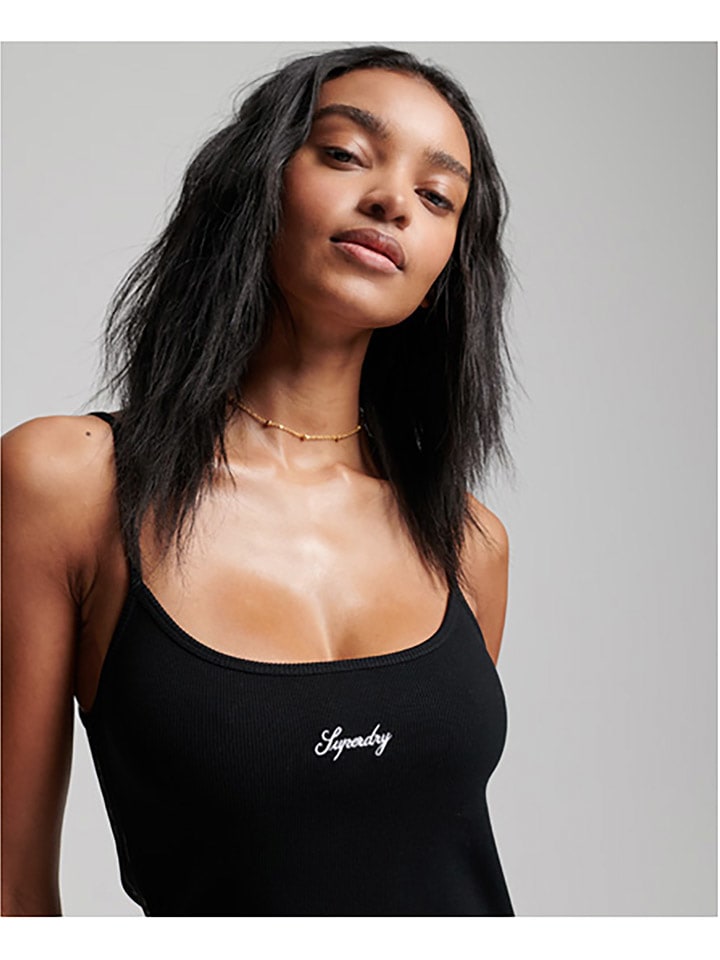 Superdry shop jurk zwart
