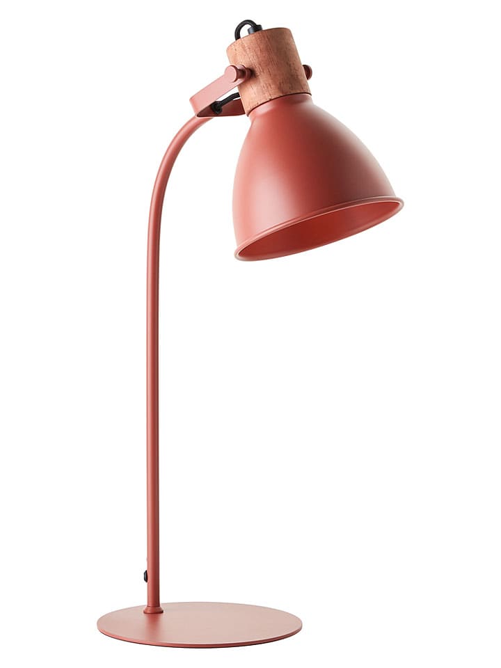 Tischleuchte "Erena" in Braunrot - (H)52 cm
