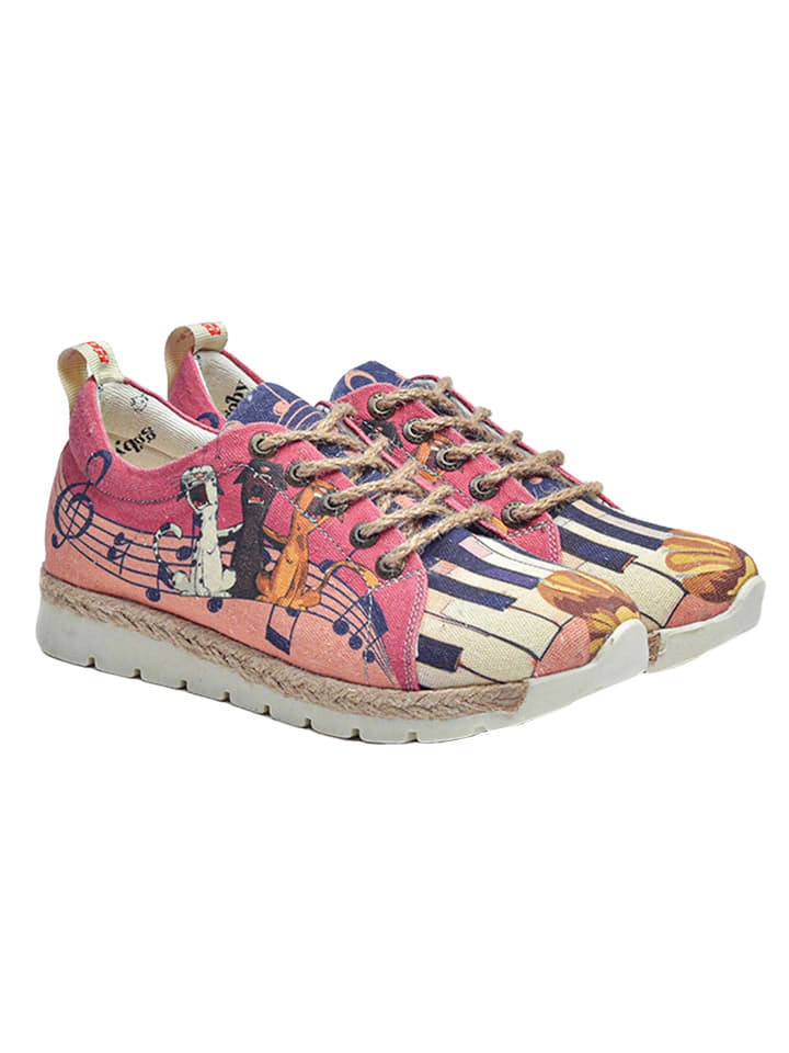 Sneakersy w kolorze różowym