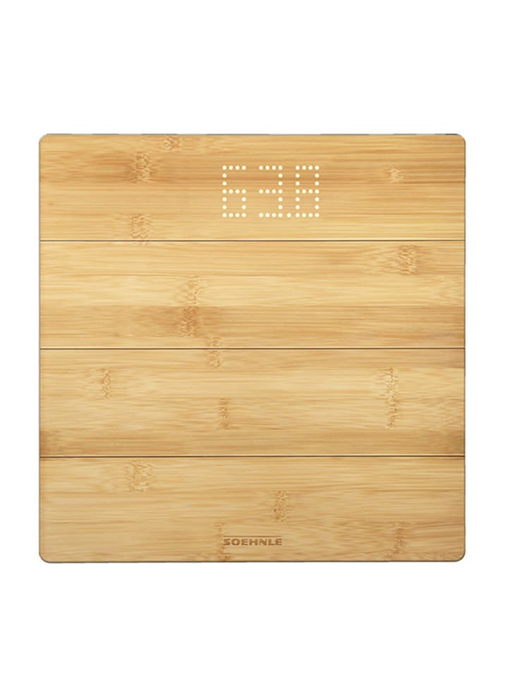Personenwaage "PWD Style Sense Bamboo Magic" in Hellbraun - (L)30 x (B)30 cm