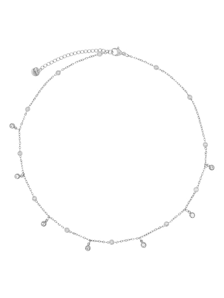 Halskette mit Edelsteinen - (L)39 cm