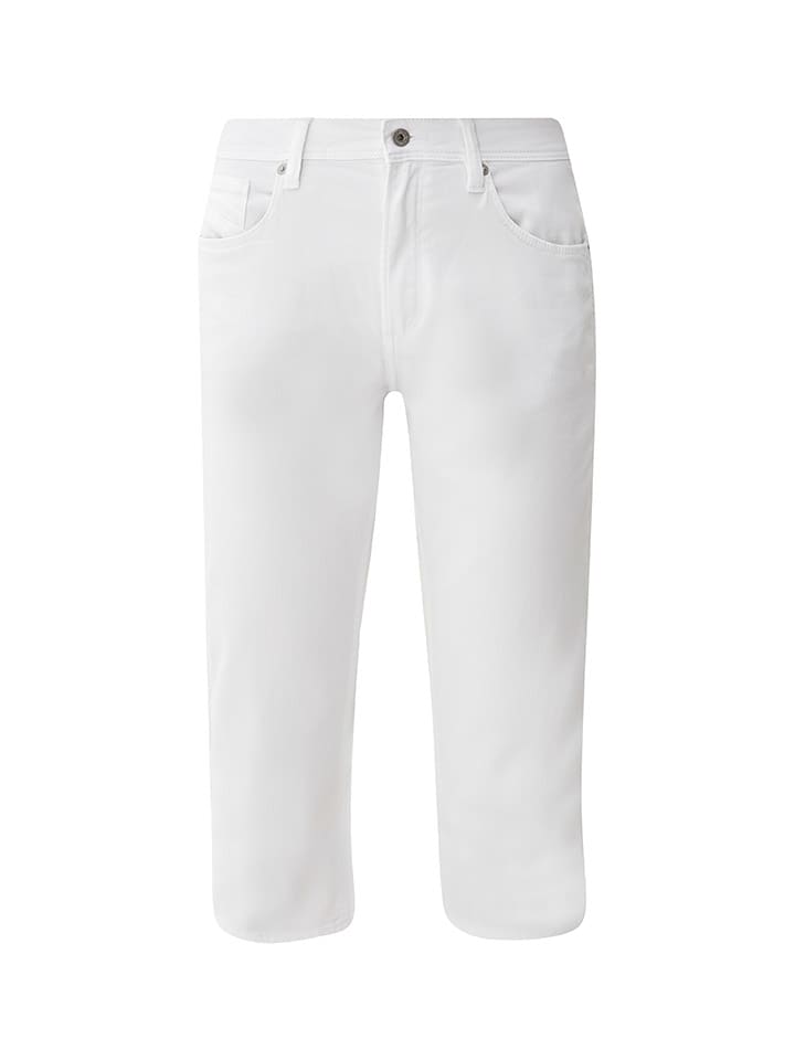 Capri-Jeans in Weiß