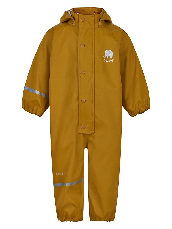 Regenoverall in Senf