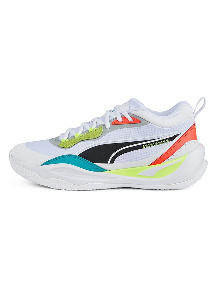 Puma Basketbalschoenen Playmaker Pro wit meerkleurig goedkoop kopen limango