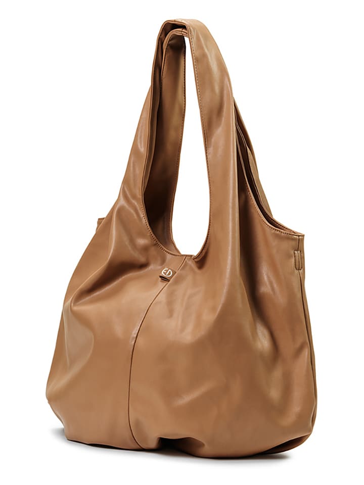 Wickeltasche in Hellbraun - (B)47 x (H)43 cm