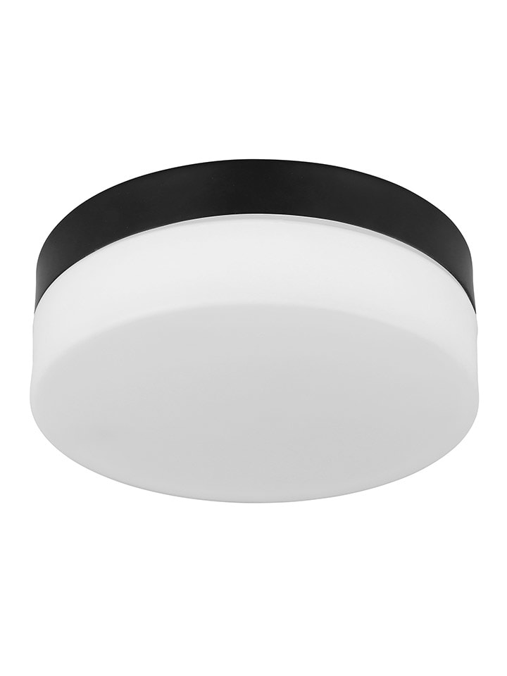 Außenleuchte in Schwarz/ Weiß - Ø 18,4 cm