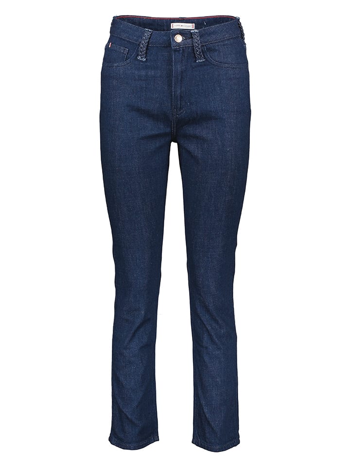 Dżinsy - Slim fit - w kolorze granatowym