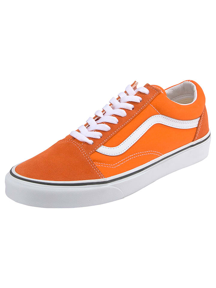 Vans Leder Sneakers in Orange g nstig kaufen limango