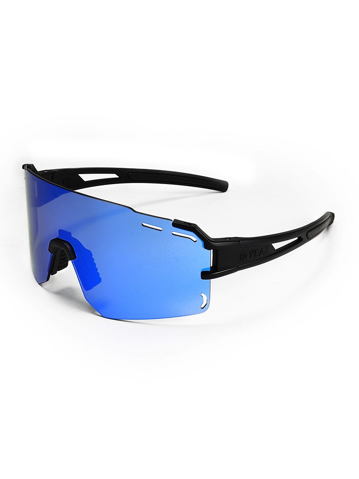 Unisex-Sportbrille "Suncruise" in Schwarz/ Blau