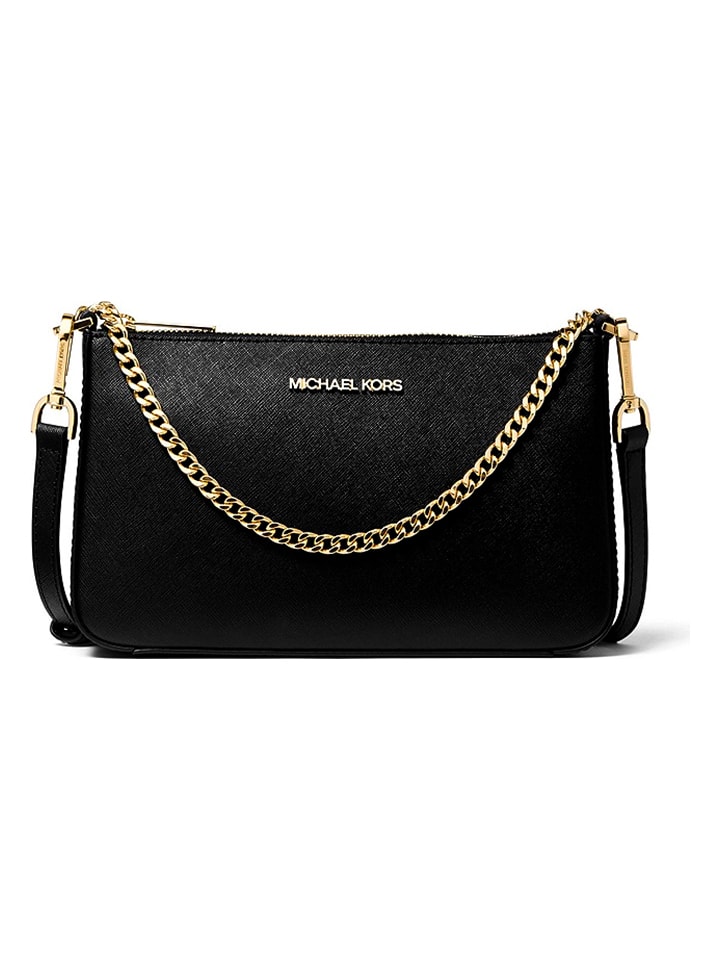 Michael Kors Leder Umh ngetasche in Schwarz B 25 x H 18 x T 8