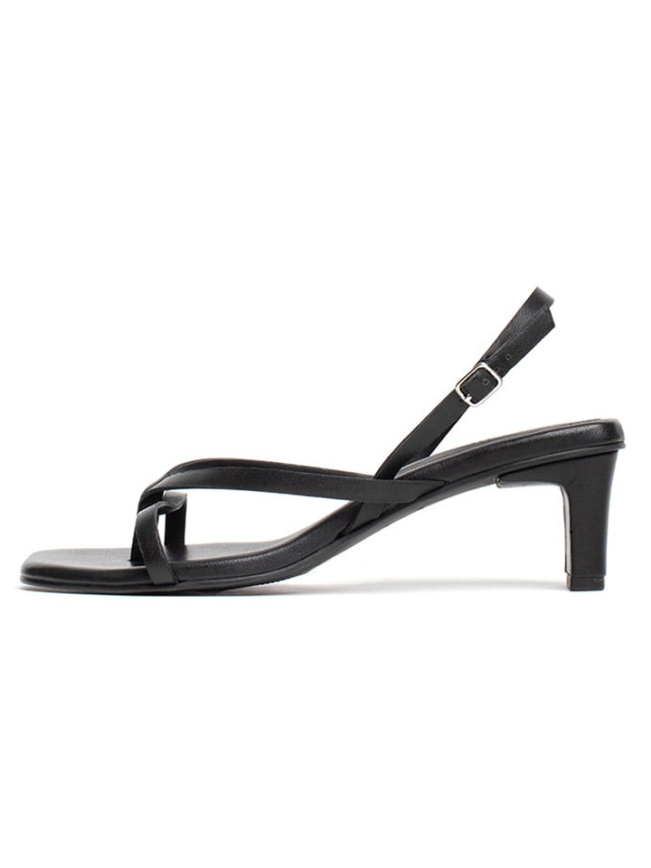Leder-Sandaletten "Chumani" in Schwarz