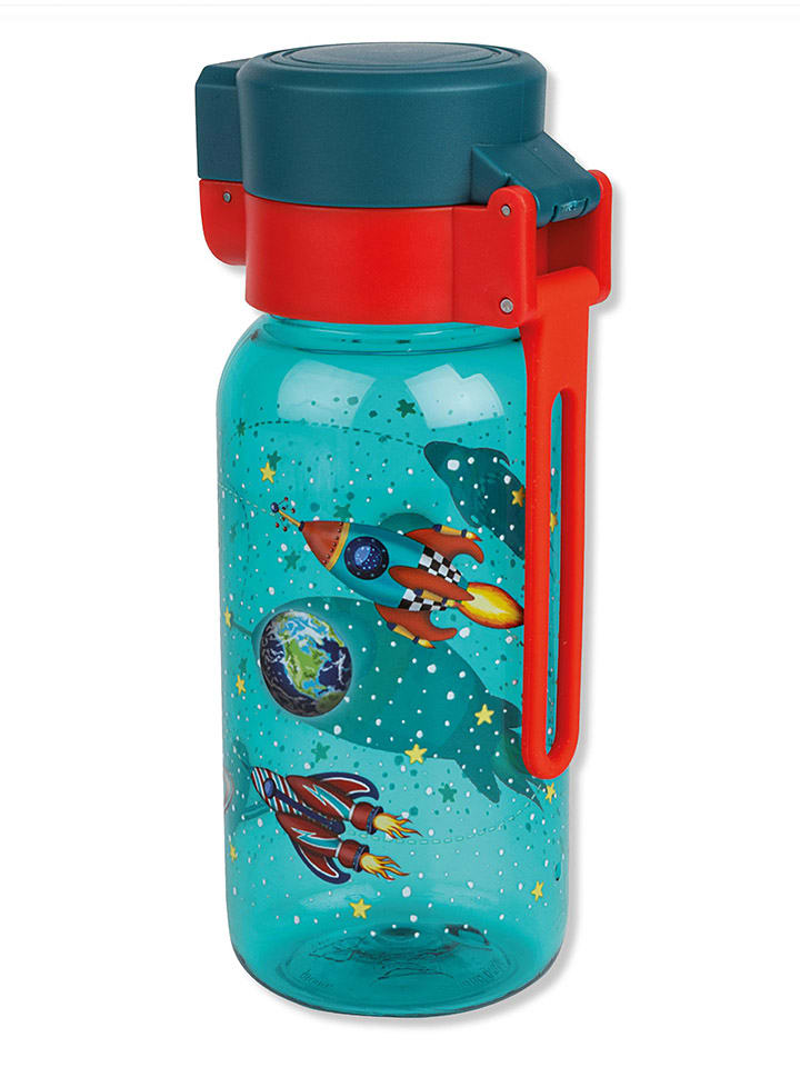 Trinkflasche "Rakete" in Bunt - 400 ml