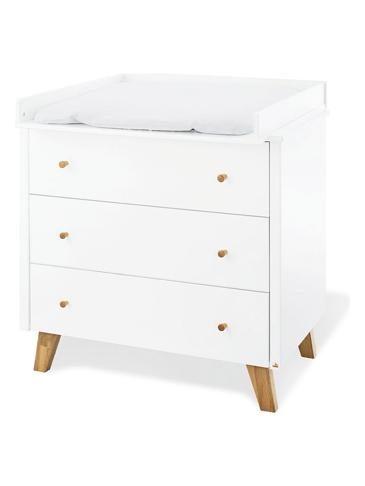 Wickelkommode "Pan" in Weiß - (B)100 x (H)101 x (T)78 cm