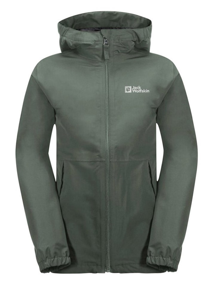 Regenjacke "Stormy Point" in Khaki