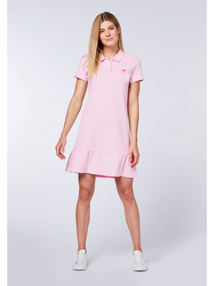 Polokleid in Rosa