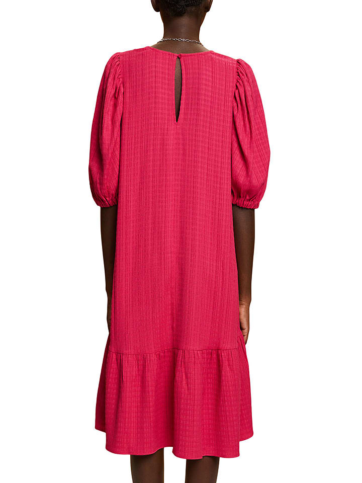 esprit spitzenkleid rot