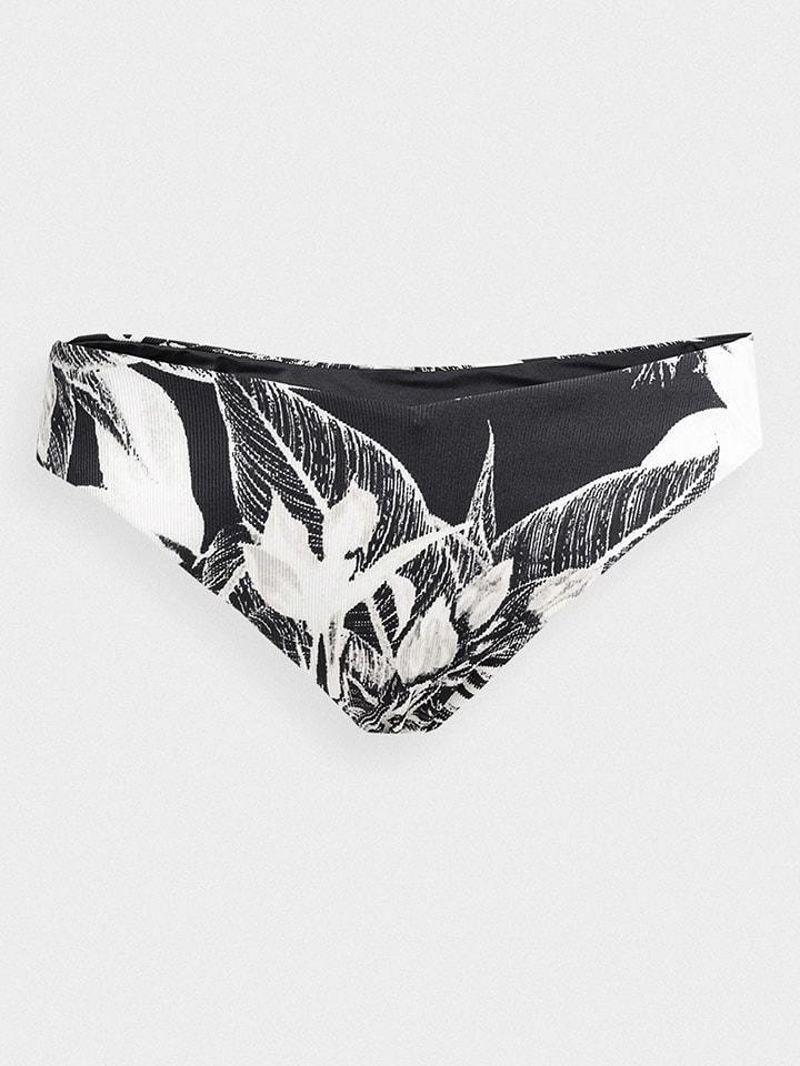 Figi bikini w kolorze czarno-białym