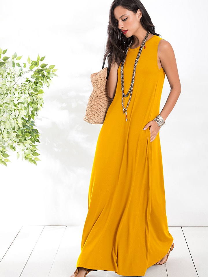 Jurk okergeel sale