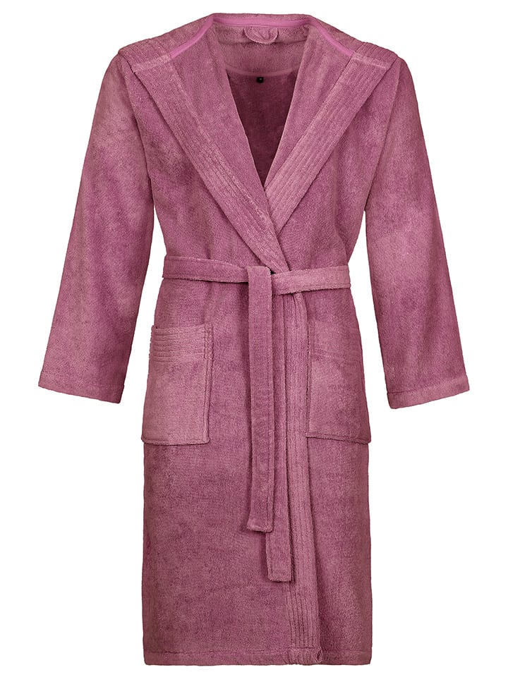 Bademantel "Vegan Life" in Pink