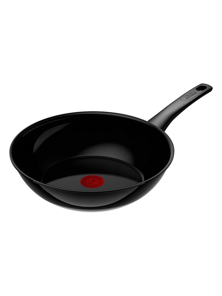 Patelnia wok "Renew on" w kolorze czarnym - Ø 28 cm