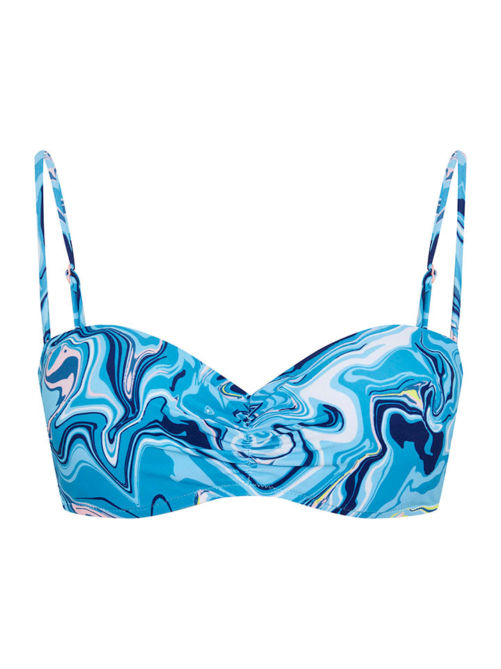Bikini-Oberteil "Big Bay" in Blau