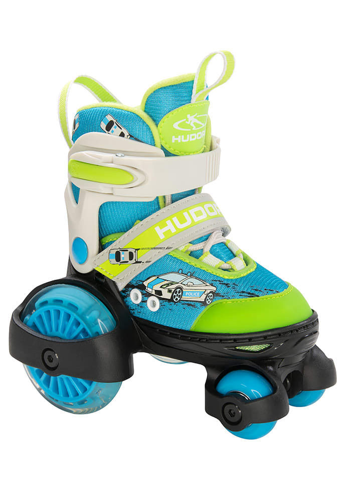 Rolschaatsen "My First Quad led" groen - vanaf 3 jaar