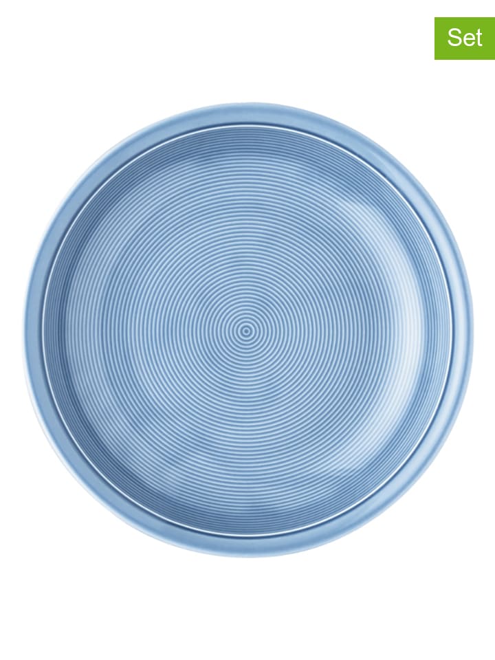 6er-Set: Suppenteller "Trend Colour" in Blau - (H)4,3 x Ø 24 cm