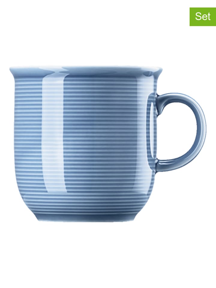 Kubki (6 szt.) "Trend Colour" w kolorze niebieskim - 360 ml