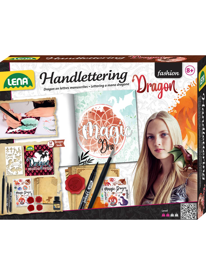Zestaw do malowania "Dragon Handlettering" - 8+