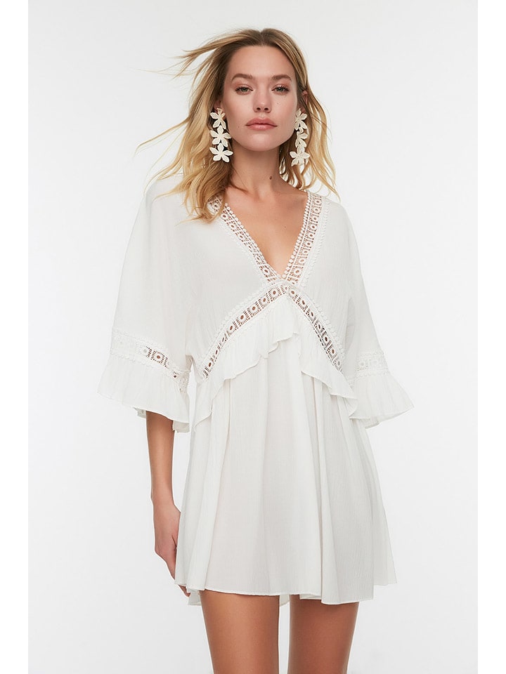 Kleid in Weiß