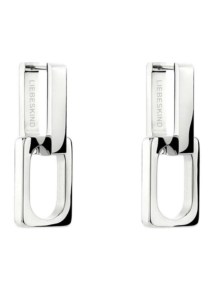 Edelstahl-Creolen in Silber