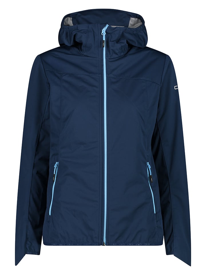 Softshelljacke in Dunkelblau
