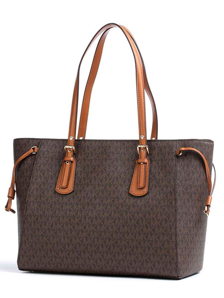 Michael Kors Schoudertas bruin lichtbruin B 33 x H 26 x D 14