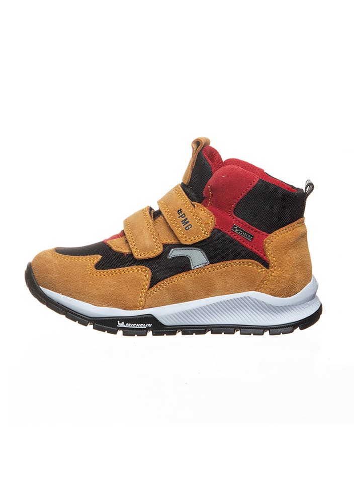 Leren sneakers lichtbruin