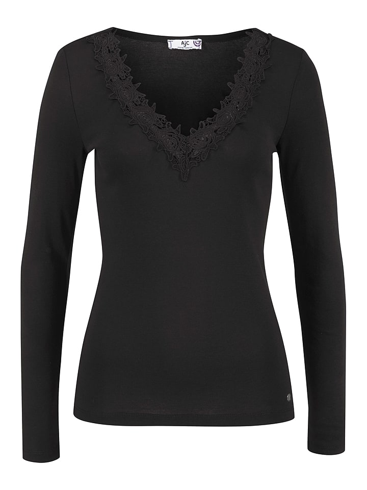 Longsleeve in Schwarz