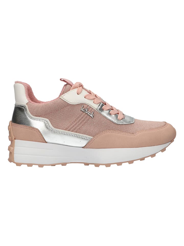 La Strada Sleehaksneakers beige zilverkleurig goedkoop kopen limango