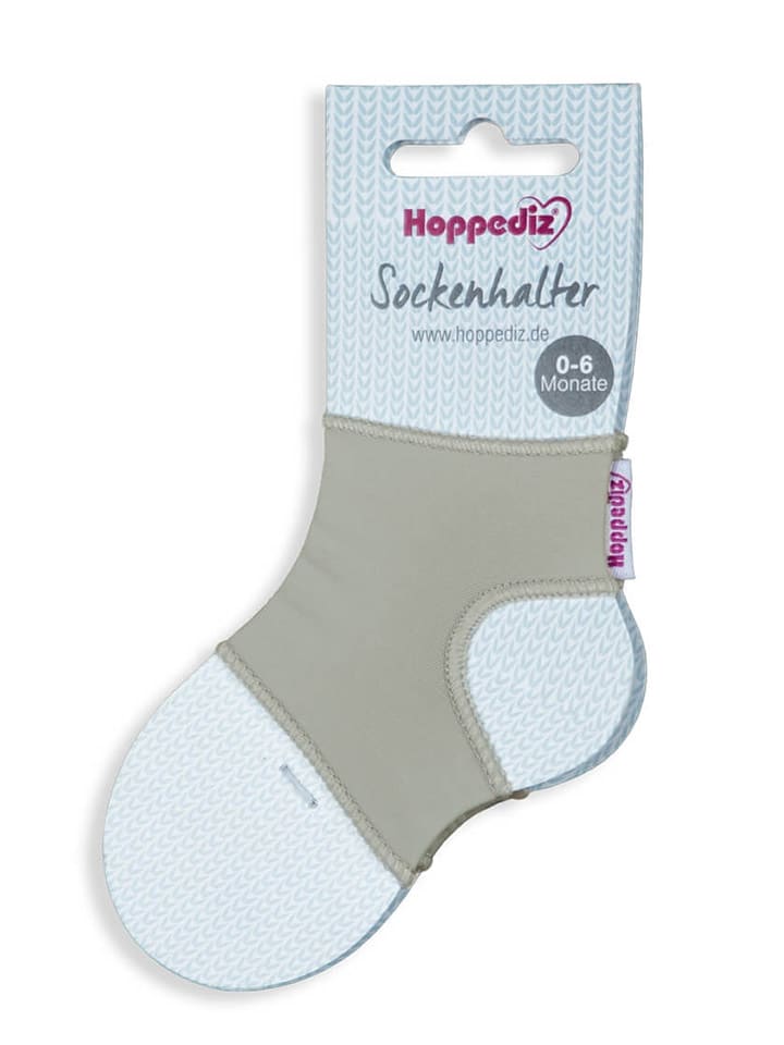Sockenhalter in Grau