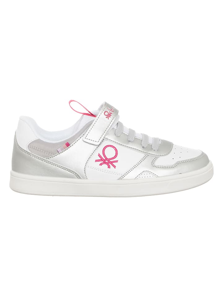 Benetton Sneakers in WeiB Silber gunstig kaufen limango
