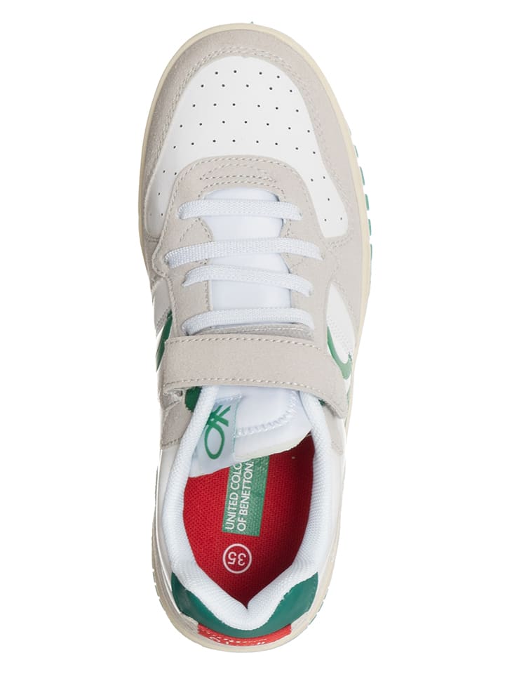 Benetton Sneakers wit goedkoop kopen limango