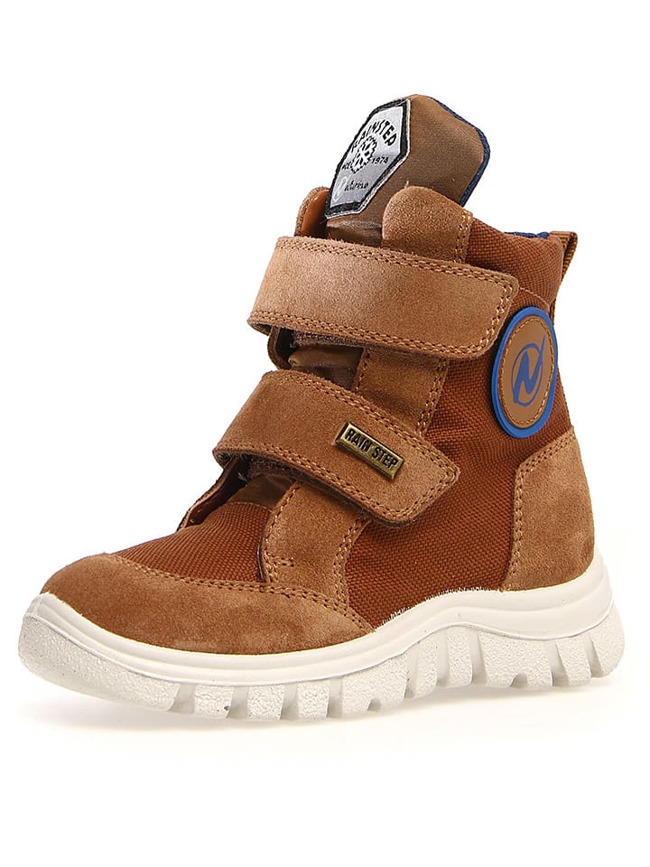 Leren boots "Gemi" lichtbruin